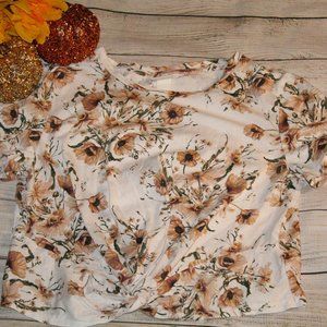 Cute H&M Floral Crop Top Tee Shirt!